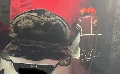 На парковке в Ашдоде сгорели два автомобиля